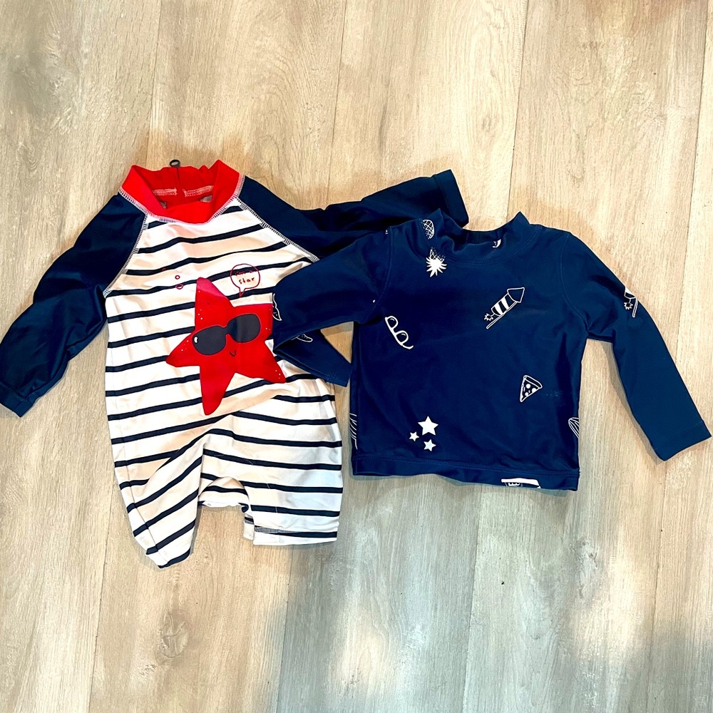 boys swim outfit - size 0-6 month and 9 month